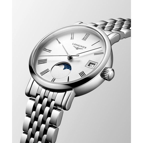 Dámské hodinky Longines Elegant Lady Moonphase L4.330.4.11.6, Verze: stříbrná , 3 image