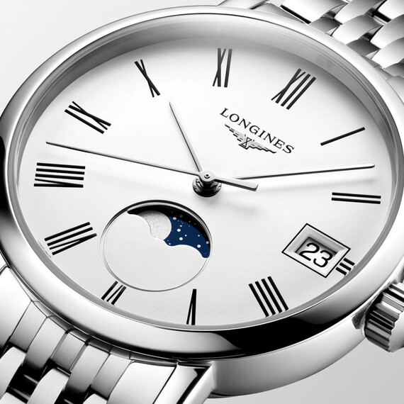 Dámské hodinky Longines Elegant Lady Moonphase L4.330.4.11.6, Verze: stříbrná , 5 image