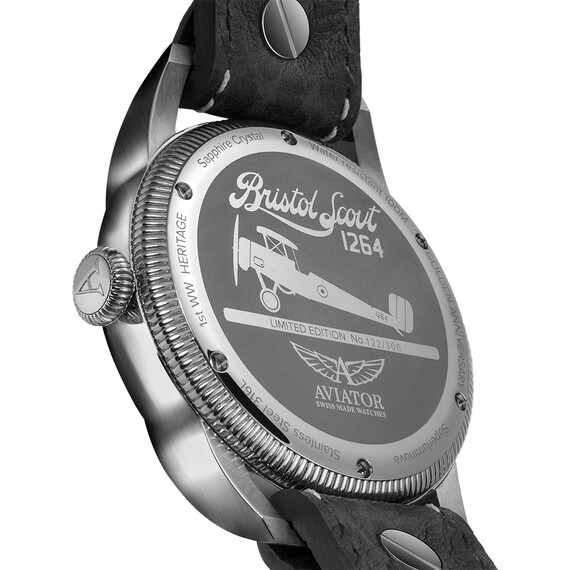 Pánské hodinky Aviator Bristol Scout 1264 V.3.18.2.191.4, Verze: růžové zlato2 , 2 image
