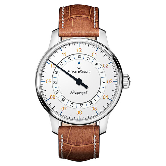 Pánské hodinky MeisterSinger Perigraph BM1101G, Verze: bílá 