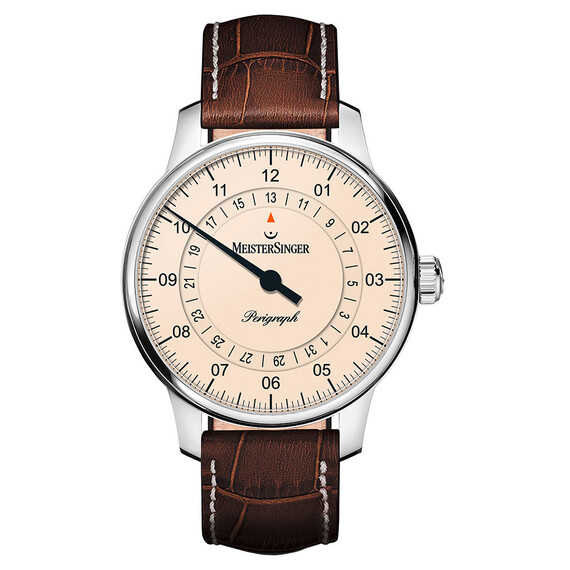 Pánské hodinky MeisterSinger Perigraph BM1103, Verze: hnědá 