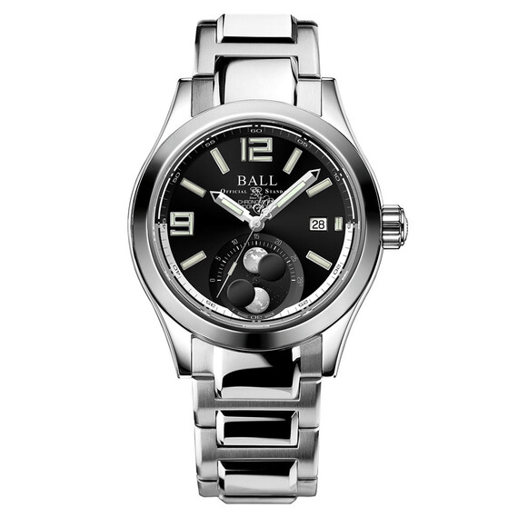 Pánské hodinky Ball Engineer II Moon Phase Chronometer NM2282C-S1C-BK, Verze: černá 
