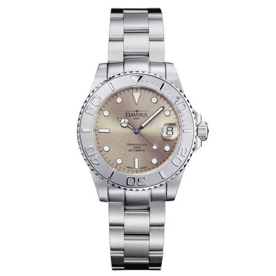 Dámské hodinky Davosa Ternos Medium Automatic California 166.199.80, Verze: béžová, krémová 