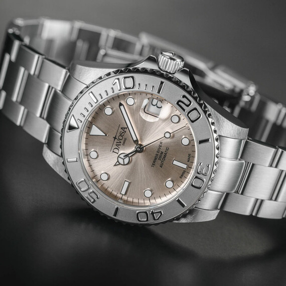 Dámské hodinky Davosa Ternos Medium Automatic California 166.199.80, Verze: béžová, krémová , 5 image