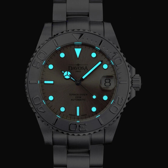 Dámské hodinky Davosa Ternos Medium Automatic California 166.199.80, Verze: béžová, krémová , 8 image