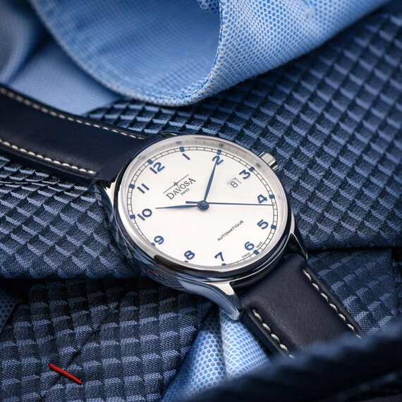 Pánské hodinky Davosa Classic Automatic 161.456.15V, Verze: modrá , 5 image