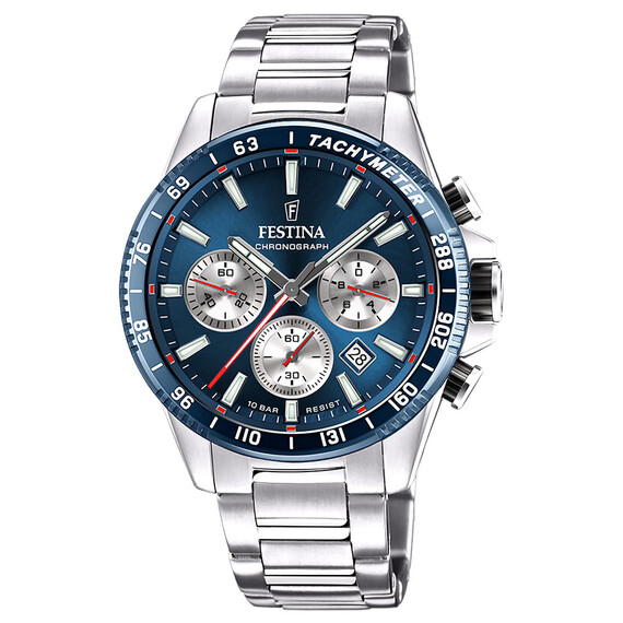 Pánské hodinky Festina Timeless Chronograph F20560/2, Verze: modrá2 