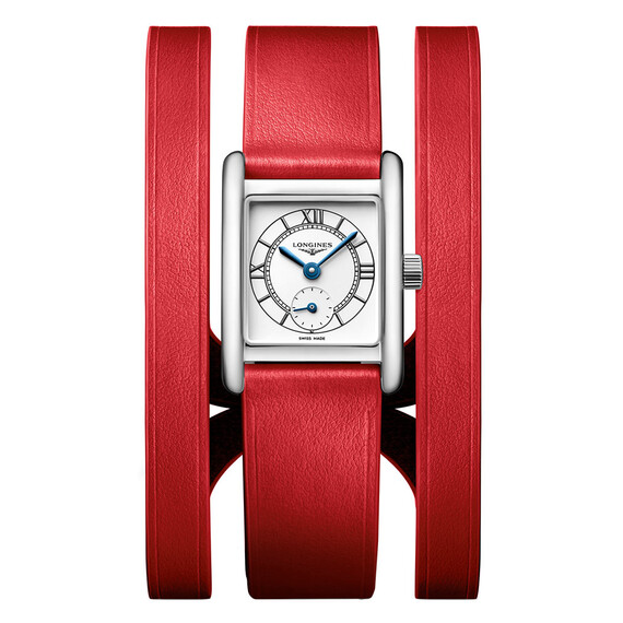 Dámské hodinky Longines DolceVita Mini L5.200.4.75.0, Verze: červená 