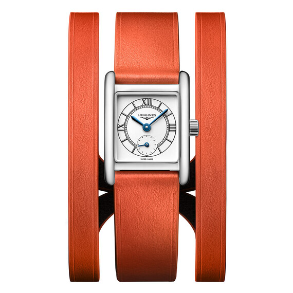 Dámské hodinky Longines DolceVita Mini L5.200.4.75.8, Verze: oranžová 