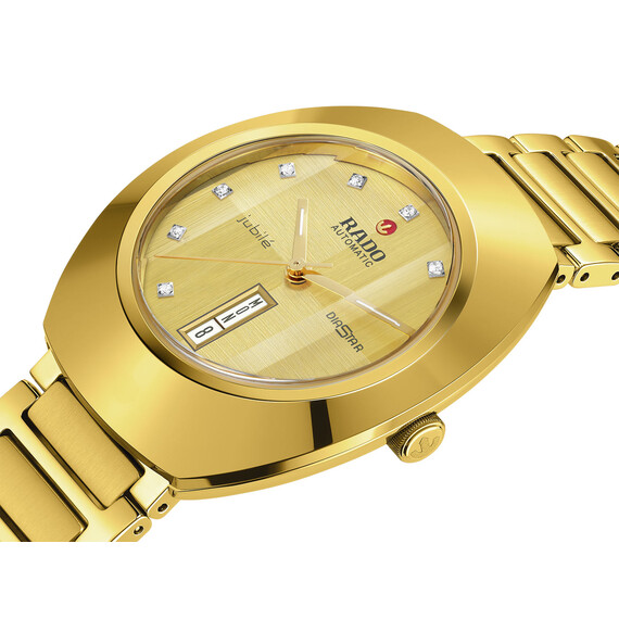 Pánské hodinky Rado DiaStar Original Diamonds R12161733, Verze: žluté zlato5 , 2 image