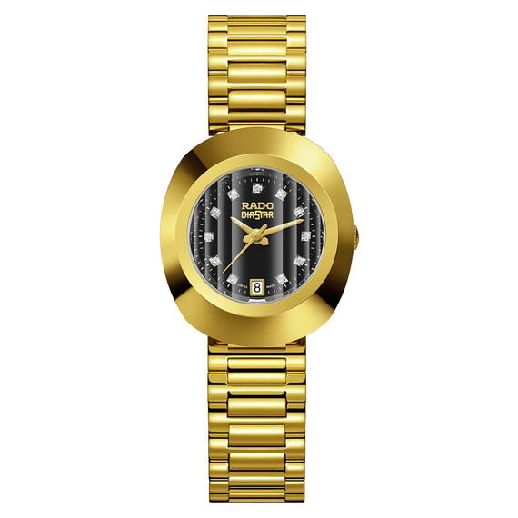 Dámské hodinky Rado Original Lady R12306313, Verze: žluté zlato2 