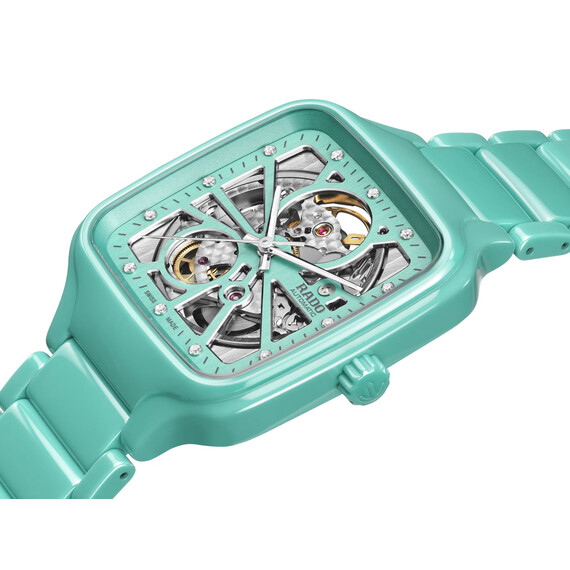 Hodinky Rado True Square Automatic Open Heart R27176712, Verze: zelená , 4 image