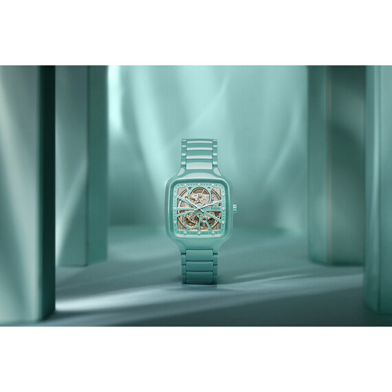 Hodinky Rado True Square Automatic Open Heart R27176712, Verze: zelená , 9 image