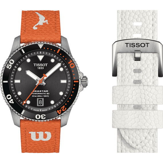 Hodinky Tissot Seastar WNBA Wilson Powermatic 80 T120.807.17.051.00, Verze: oranžová , 3 image