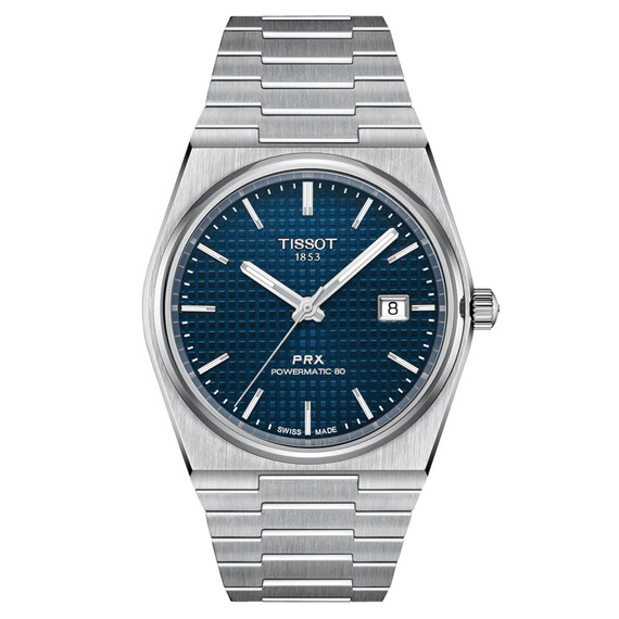 Pánské hodinky Tissot PRX Powermatic 80 T137.407.11.041.00, Verze: modrá 