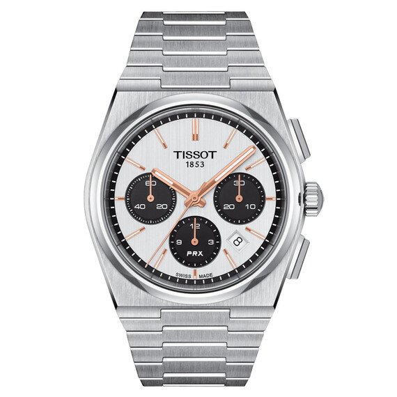 Pánské hodinky Tissot PRX Automatic Chronograph T137.427.11.011.00, Verze: ocelová 