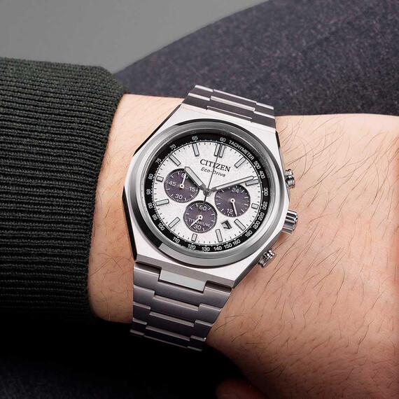 Pánské hodinky Citizen Super Titanium CA4610-85A, Verze: stříbrná , 5 image