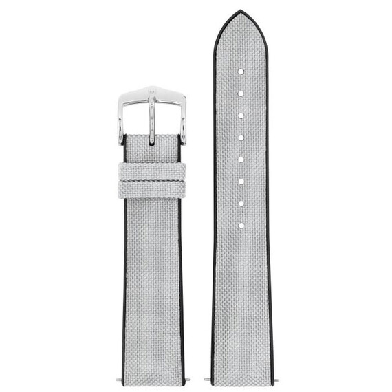 Řemínek Hirsch Arne šedý 20 L - 120/80, Verze: šedá, Šířka řemínku: 20, Šířka u spony: 18, Délka řemínku: L - 120/80 , 2 image