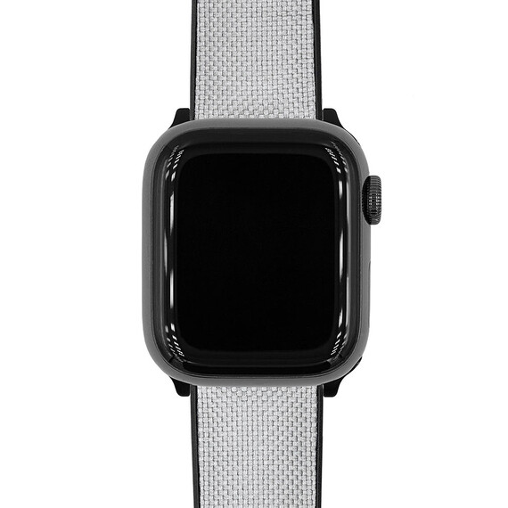 Řemínek Hirsch Arne šedý 20 L - 120/80, Verze: šedá, Šířka řemínku: 20, Šířka u spony: 18, Délka řemínku: L - 120/80 , 5 image