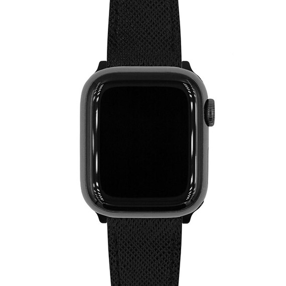 Řemínek Hirsch Giffone černý 20 L - 120/80, Verze: černá, Šířka řemínku: 20, Šířka u spony: 16, Délka řemínku: L - 120/80 , 5 image