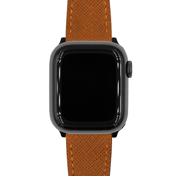 Řemínek Hirsch Giffone zlatohnědý 20 L - 120/80, Verze: hnědá, Šířka řemínku: 20, Šířka u spony: 16, Délka řemínku: L - 120/80 , 5 image