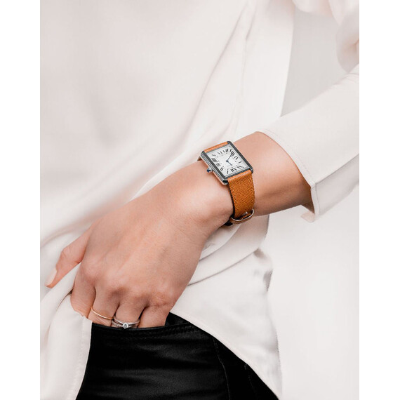 Řemínek Hirsch Giffone zlatohnědý 20 L - 120/80, Verze: hnědá, Šířka řemínku: 20, Šířka u spony: 16, Délka řemínku: L - 120/80 , 6 image