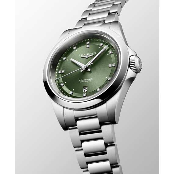 Dámské hodinky Longines Conquest Lady L3.320.4.07.6, Verze: zelená , 4 image