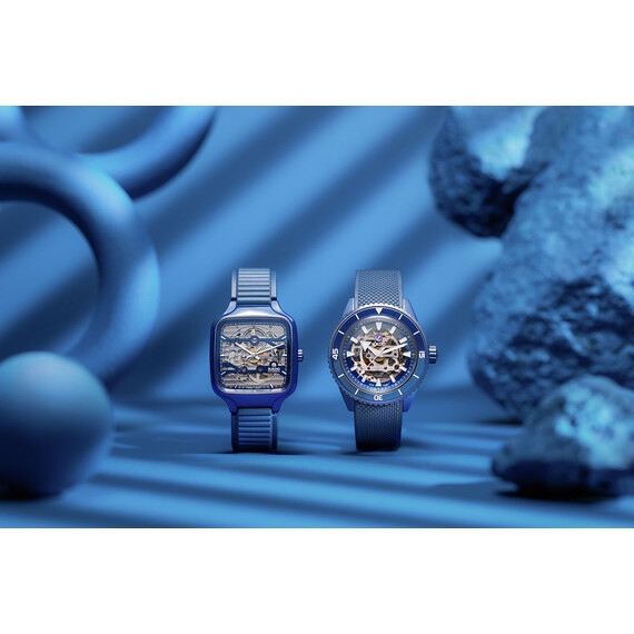 Hodinky Rado True Square Automatic Skeleton R27178205, Verze: modrá , 6 image