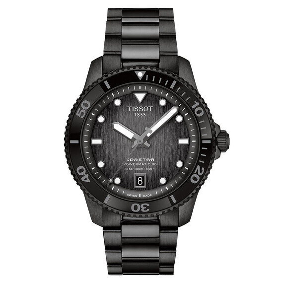 Hodinky Tissot Seastar 1000 Powermatic 80 T120.807.33.051.00, Verze: černá 