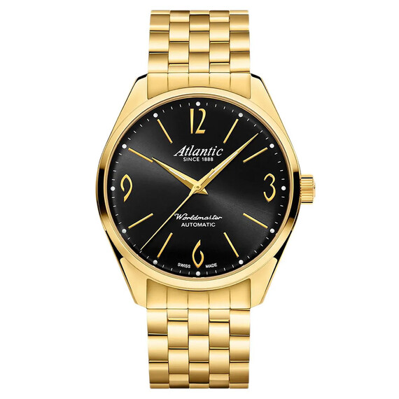 Pánské hodinky Atlantic Worldmaster Art Deco Automatic 51752.45.69GM, Verze: žluté zlato 