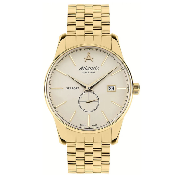 Pánské hodinky Atlantic Seaport 56357.45.31, Verze: žluté zlato2 