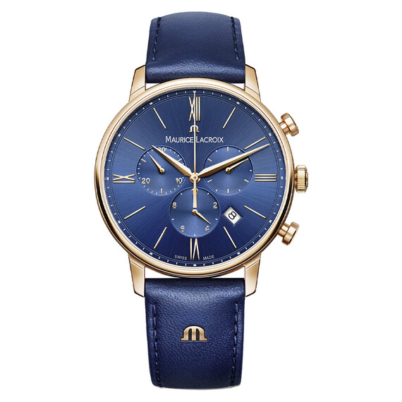 Pánské hodinky Maurice Lacroix Eliros Chronograph EL1098-PVP01-411-1, Verze: růžové zlato 