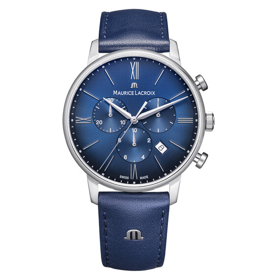Pánské hodinky Maurice Lacroix Eliros Chronograph EL1098-SS001-410-4, Verze: modrá3 