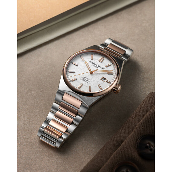 Pánské hodinky Frederique Constant FC-303V4NH2B Highlife Automatic COSC, Verze: bílá , 5 image