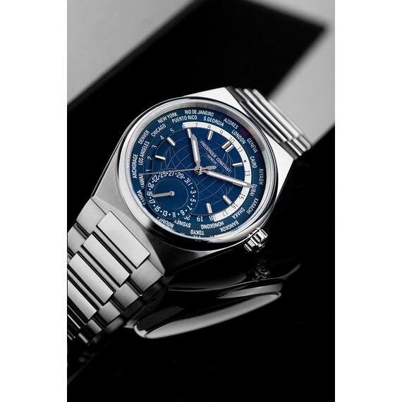 Pánské hodinky Frederique Constant Highlife Worldtimer FC-718N4NH6B, Verze: modrá , 10 image