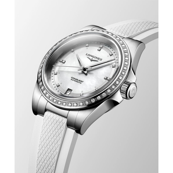 Dámské hodinky Longines Conquest Lady Diamonds L3.430.0.87.9, Verze: bílá , 2 image