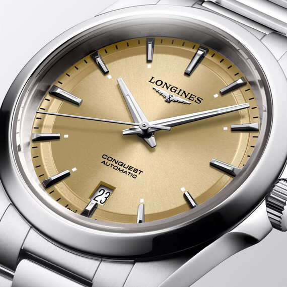 Pánské hodinky Longines Conquest L3.720.4.62.6, Verze: žluté zlato , 5 image