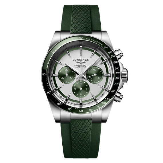 Pánské hodinky Longines Conquest L3.835.4.02.9, Verze: zelená 