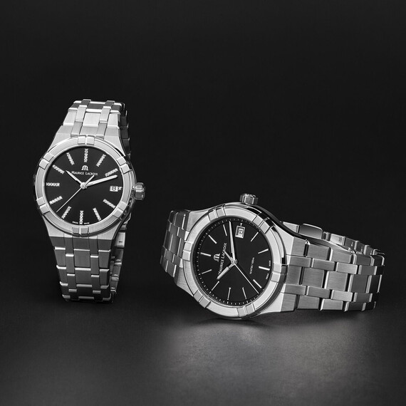 Hodinky Maurice Lacroix Aikon Quartz AI1108-SS002-330-1, Verze: černá , 2 image