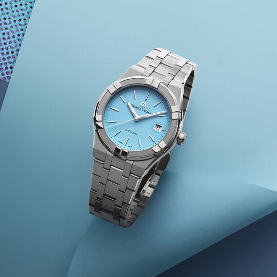 Hodinky Maurice Lacroix Aikon Quartz AI1108-SS002-430-1, Verze: modrá2 , 3 image