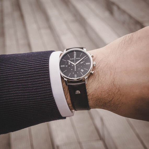 Pánské hodinky Maurice Lacroix Eliros Chronograph EL1098-SS001-310-1, Verze: černá , 3 image