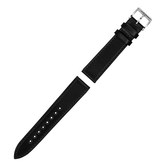 Řemínek MeisterSinger SCF11 černý 18, Verze: černá, Šířka řemínku: 18, Šířka u spony: 16 