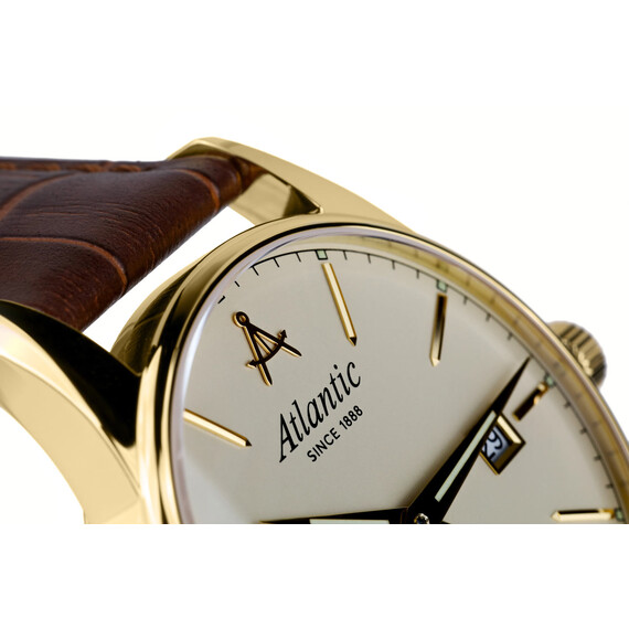 Pánské hodinky Atlantic Seaport 56352.45.31, Verze: žluté zlato , 8 image