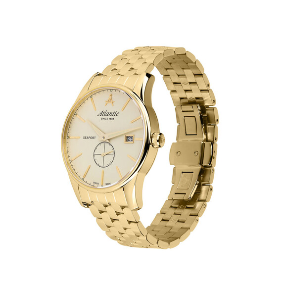 Pánské hodinky Atlantic Seaport 56357.45.31, Verze: žluté zlato2 , 4 image