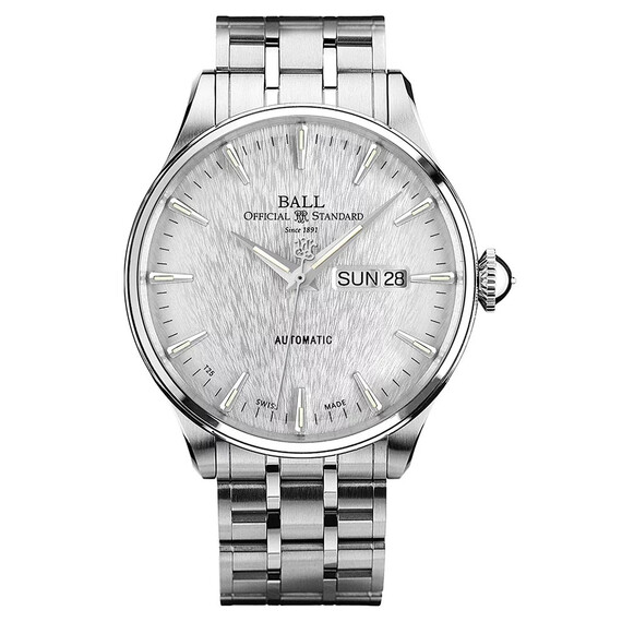 Pánské hodinky Ball Trainmaster Eternity NM2080D-S1J-SL, Verze: stříbrná2 
