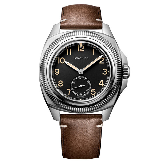 Pánské hodinky Longines Pilot Majetek L2.838.4.53.9, Verze: hnědá2 