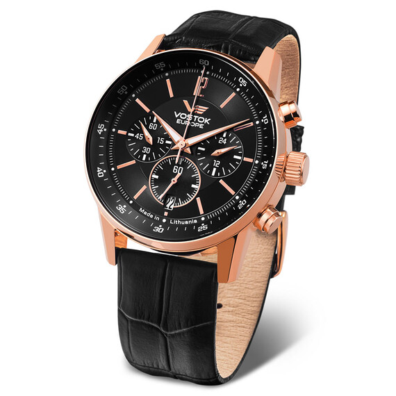 Pánské hodinky Vostok Europe Gaz-14 Limousine VK63-560B689, Verze: růžové zlato 