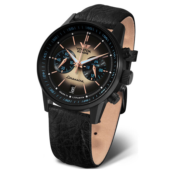 Pánské hodinky Vostok Europe Gaz-14 Limousine VK64-560C691, Verze: černá 