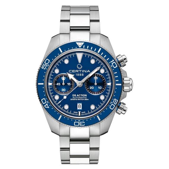 Pánské hodinky Certina DS Action Chrono Diver C032.827.11.041.00, Verze: modrá 