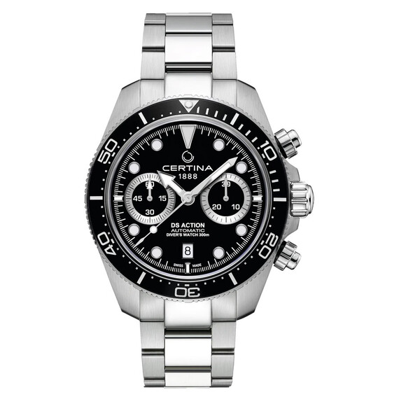 Pánské hodinky Certina DS Action Chrono Diver C032.827.11.051.00, Verze: černá 